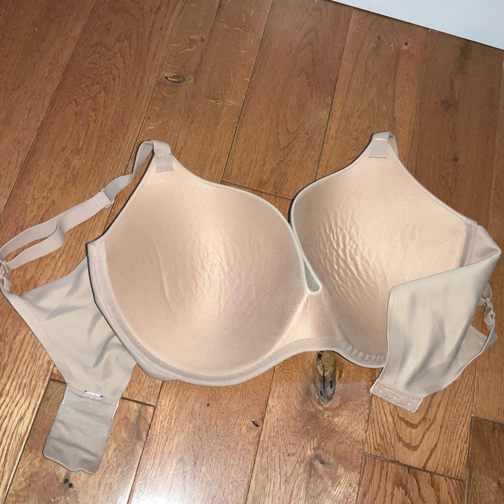 VICTORIAS SECRET Full Coverage Nude Tan Bra Racerback 34DDD - Picture 5 of 5